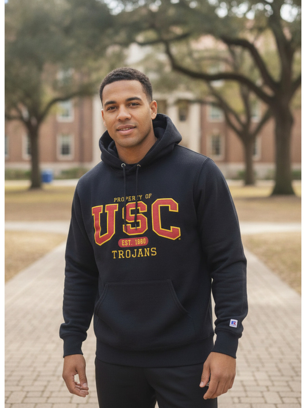 Russell Athletic USC Trojans Hoodie Small Collegiatecore Sportswear